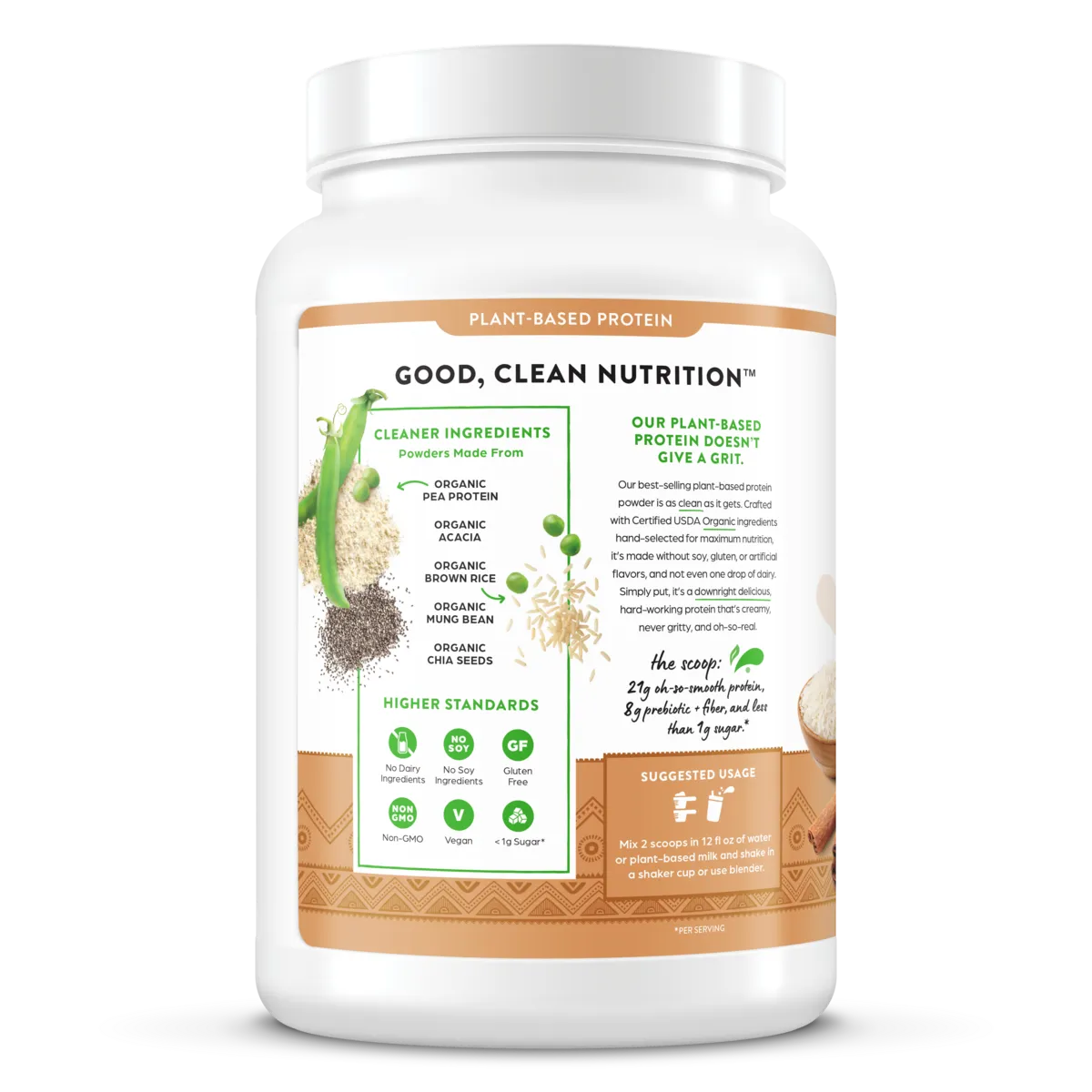Proteína Vegetal Orgánica en Polvo Horchata - Orgain