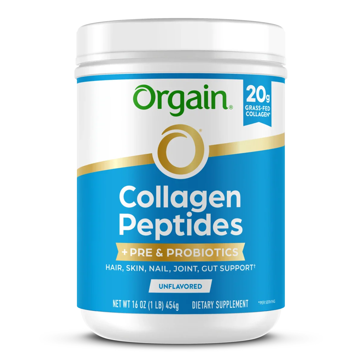 Péptidos de Colágeno con Prebióticos y Probióticos - Orgain