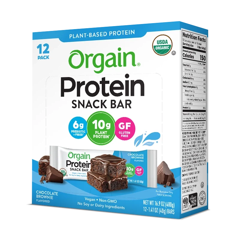 Barra de Proteína Orgánica Brownie de Chocolate - Orgain