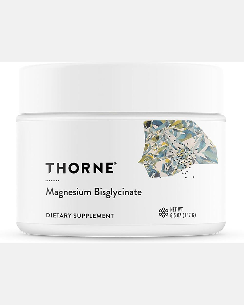 Magnesium Bisglycinate en Polvo – Fórmula de Magnesio para Sueño, Relajación Muscular, Salud Cardiaca y Metabolismo 60 Porciones Thorne