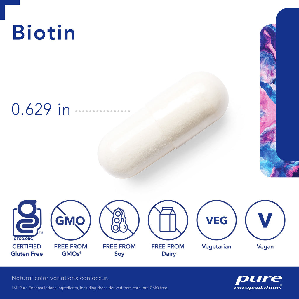 Biotina 8 mg - Pure Encapsulations