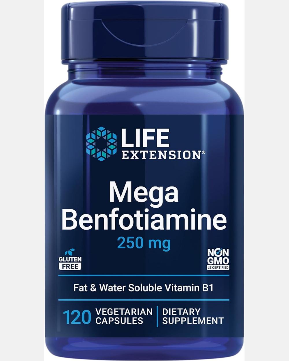 Benfotiamine 250 Mg 120 Caps Life Extension