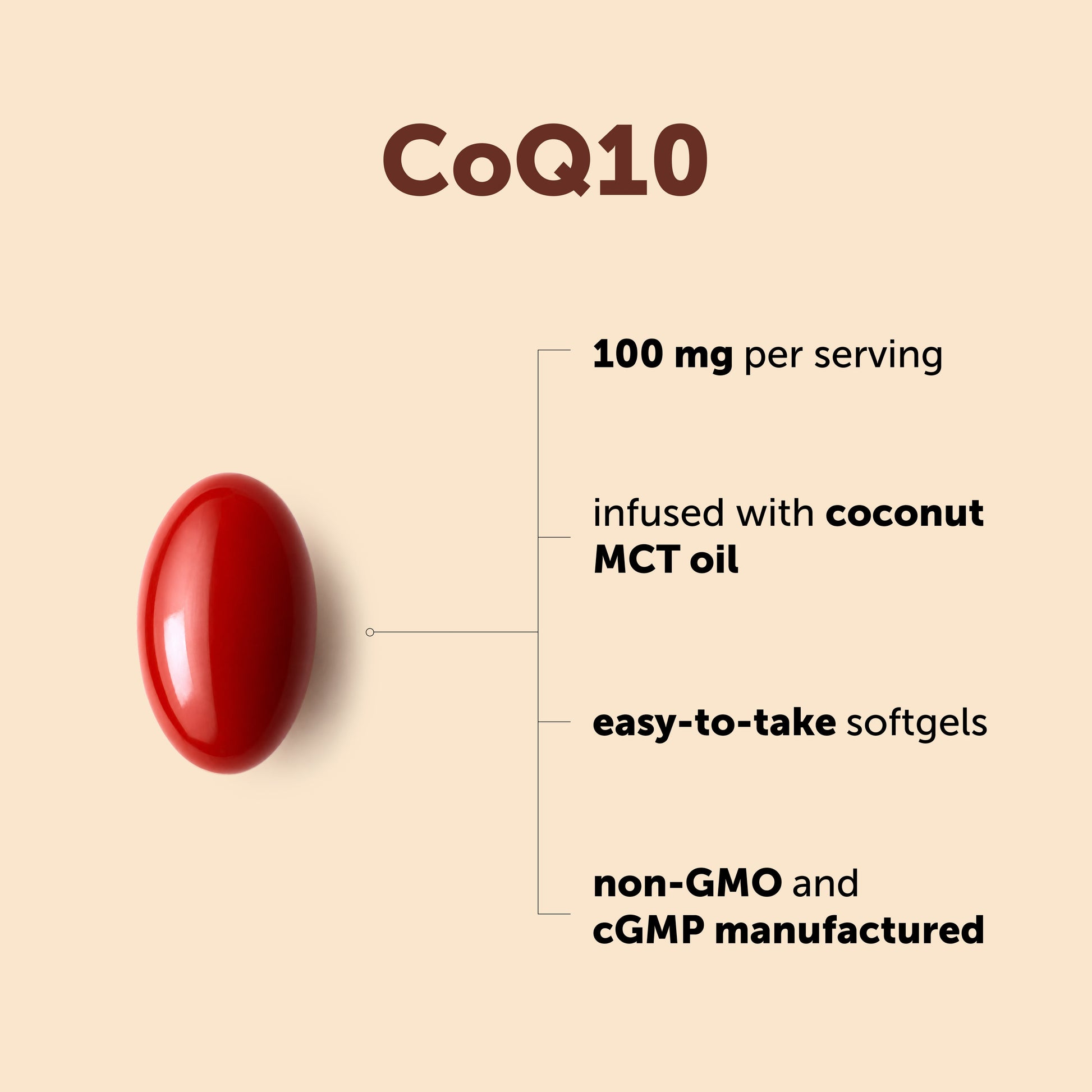 CoQ10 con Aceite MCT de Coco - Micro Ingredients