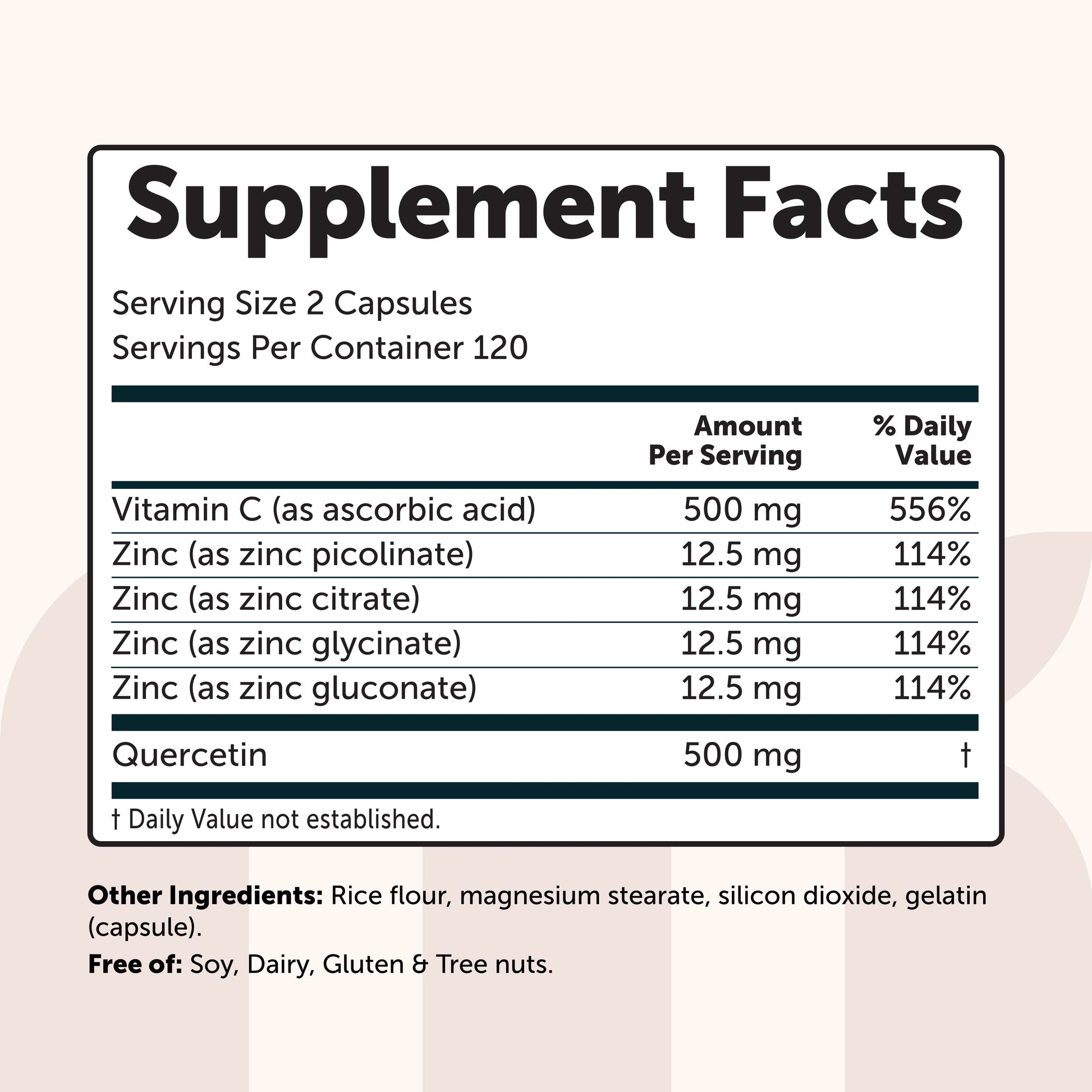 Complejo de Zinc y Quercetina 6 en 1 - Micro Ingredients