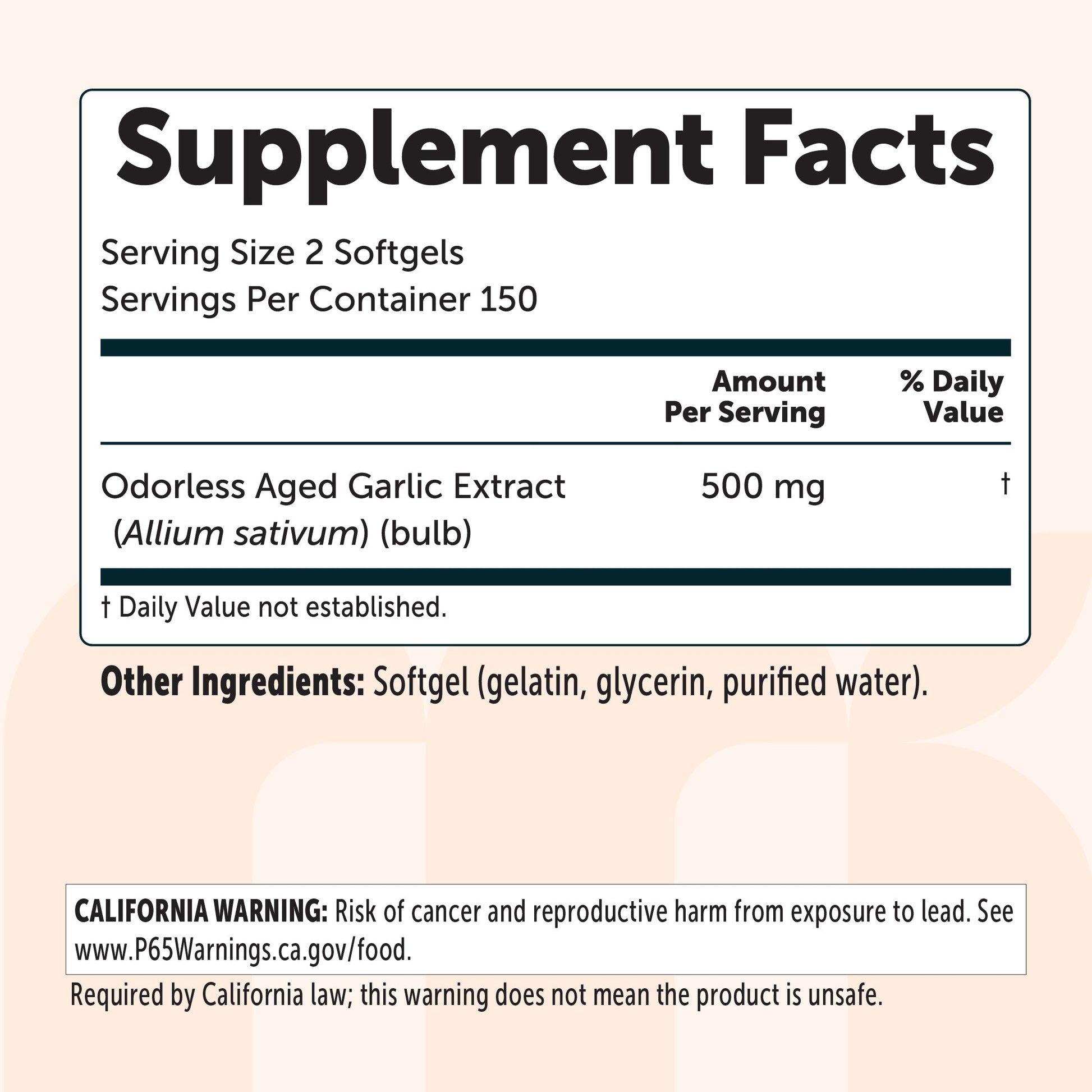 Extracto de Ajo Añejado Inodoro - Micro Ingredients