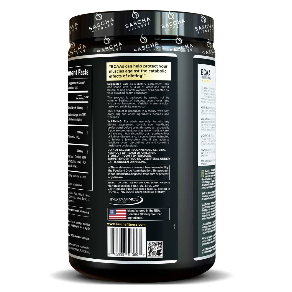BCAA Sabor Piña Colada – Sascha Fitness