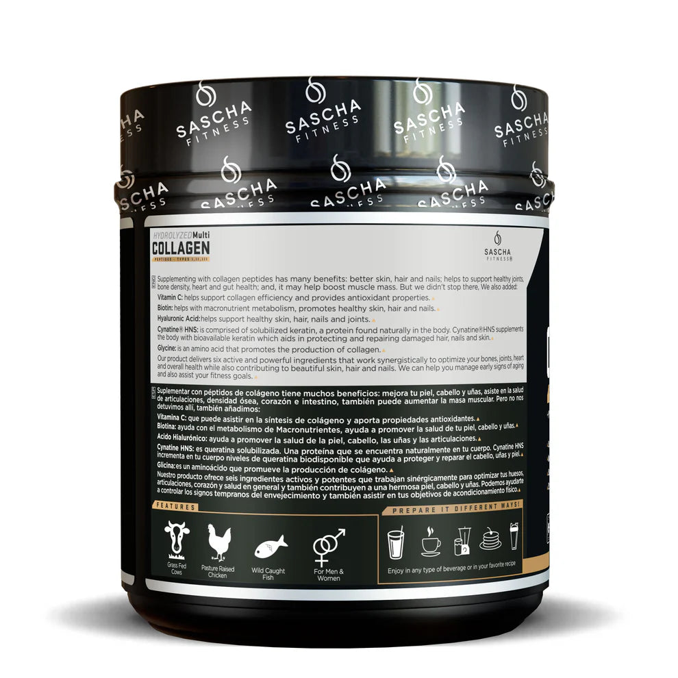 Colágeno Hidrolizado sabor Caramel Macchiato – Sascha Fitness