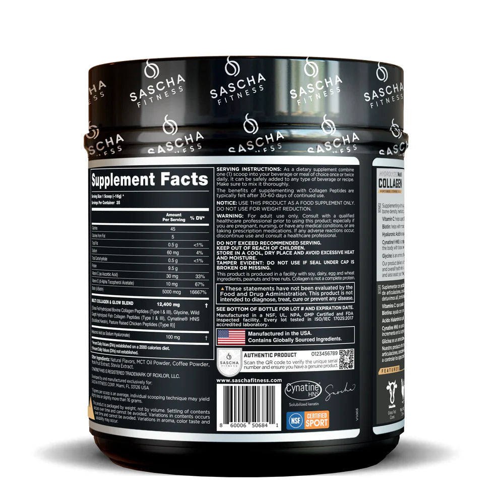 Colágeno Hidrolizado sabor Caramel Macchiato – Sascha Fitness