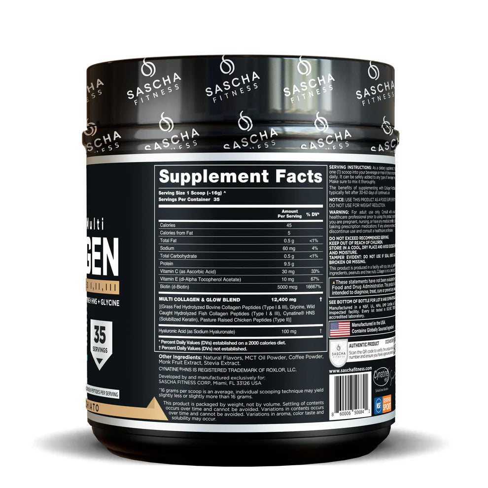 Colágeno Hidrolizado sabor Caramel Macchiato – Sascha Fitness