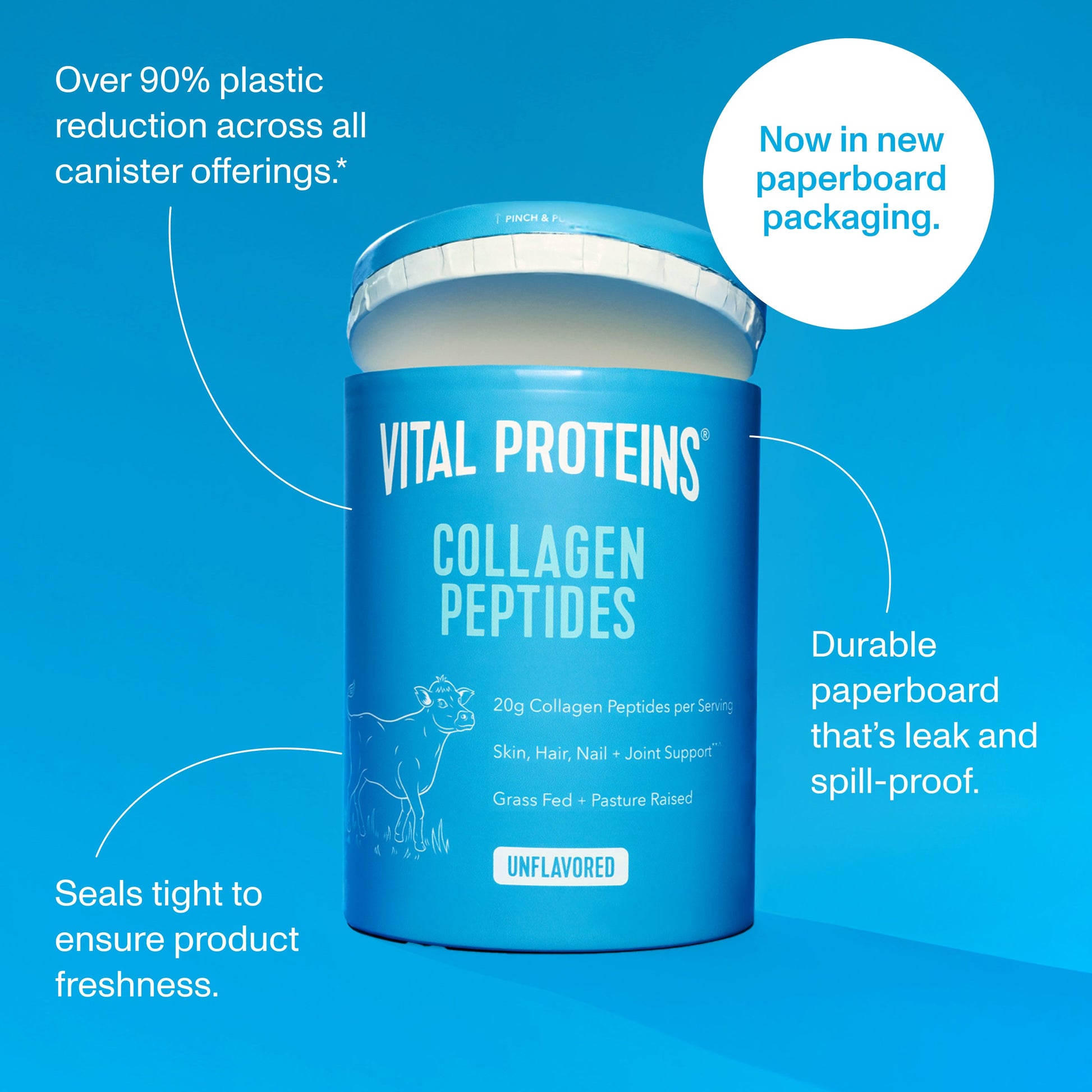 Péptidos de Colágeno - Sin Sabor - Vital Proteins