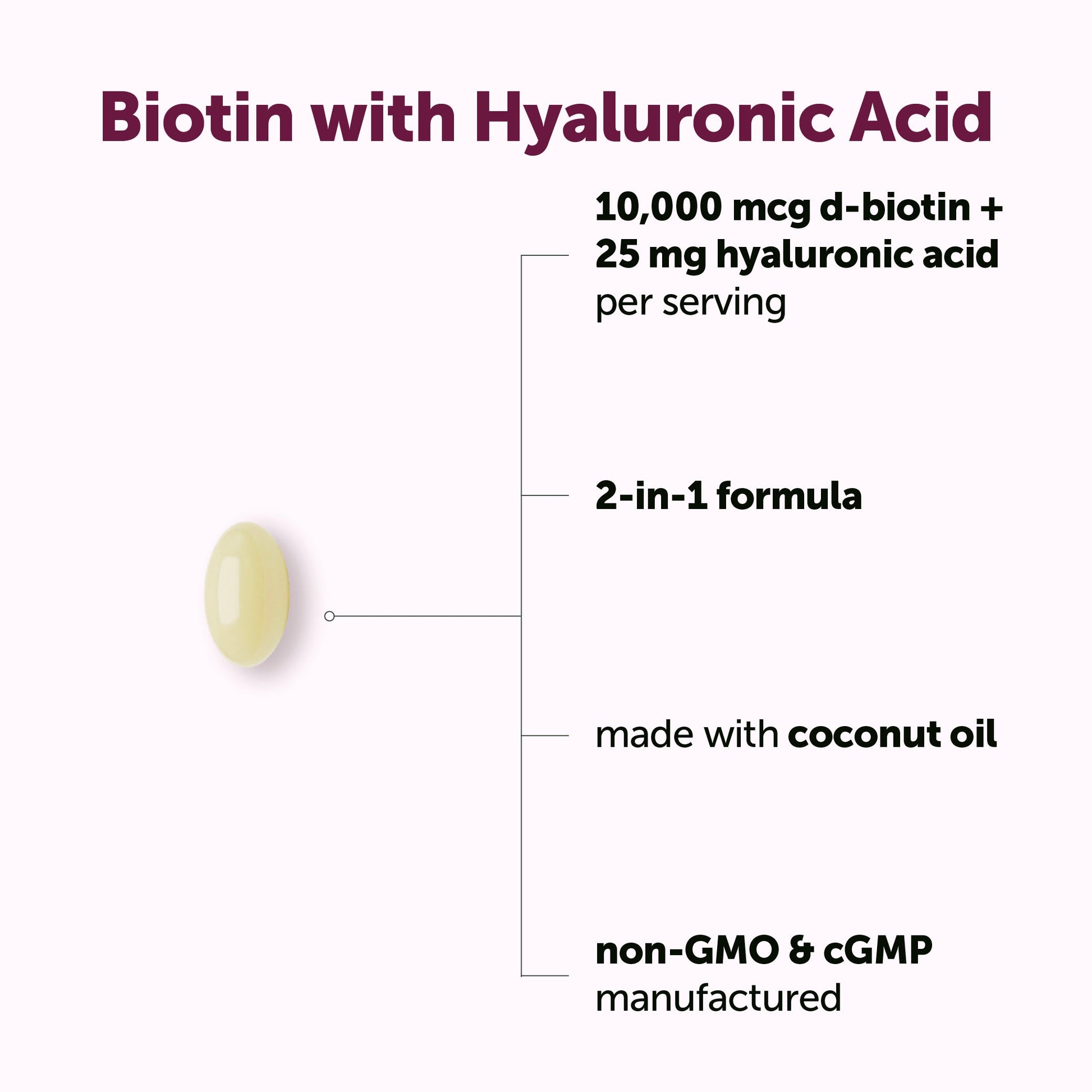 Biotina con Ácido Hialurónico - Micro Ingredients
