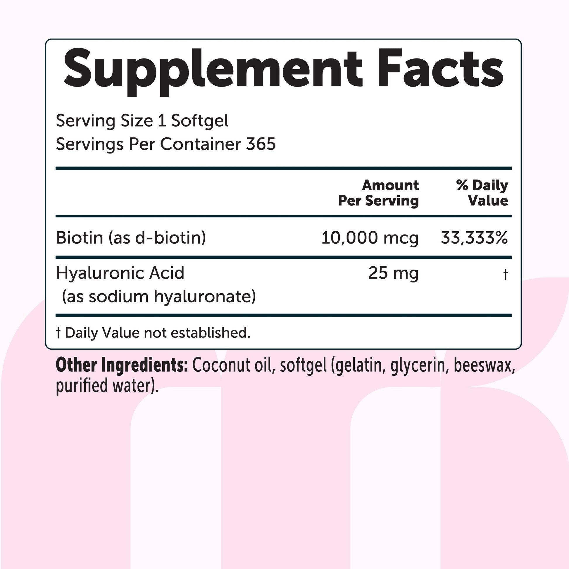 Biotina con Ácido Hialurónico - Micro Ingredients