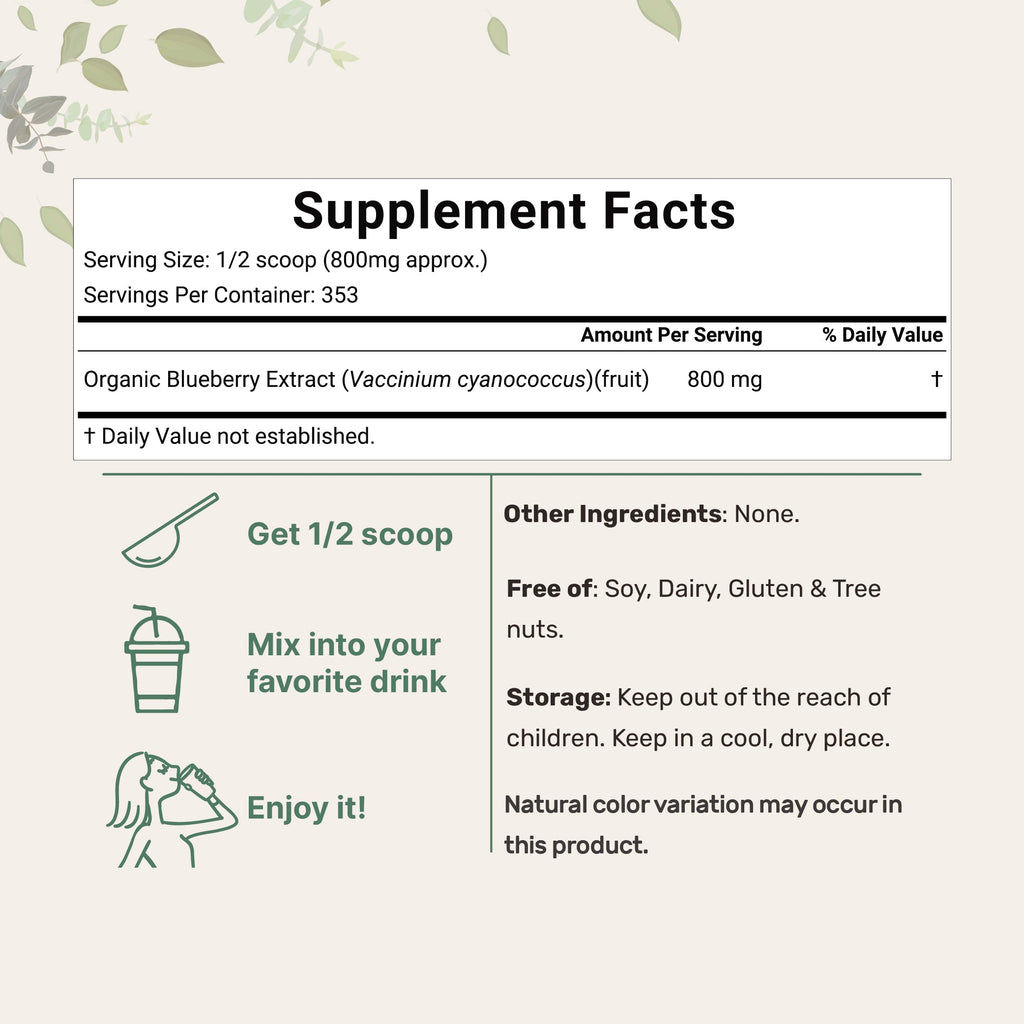 Extracto de Arándano Orgánico en Polvo - Micro Ingredients