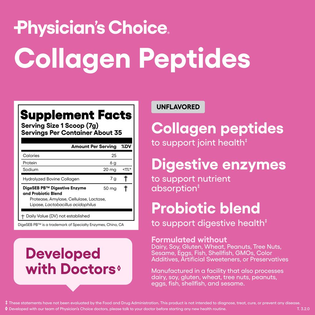 Péptidos de Colágeno en Polvo - Physician's Choice