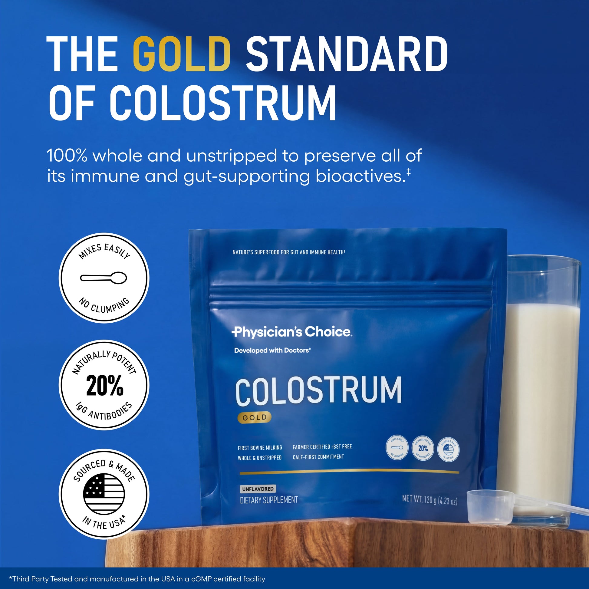 Polvo de Calostro Gold - Physician's Choice
