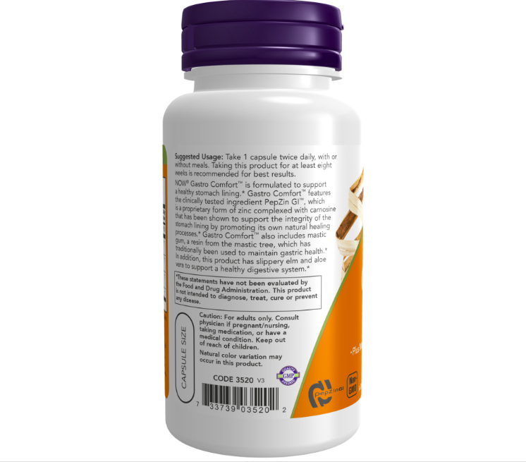 Gastro Comfort™ con PepZin GI Cápsulas para la Salud digestiva - NOW foods