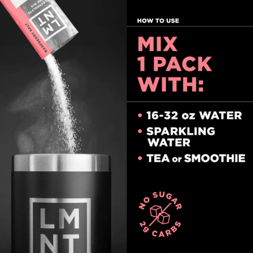 Electrolitos Drink Mix Frambuesa x30 - LMNT
