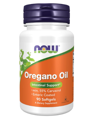 Aceite de Orégano con Jengibre e Hinojo – 90 Cápsulas Blandas – Now Foods