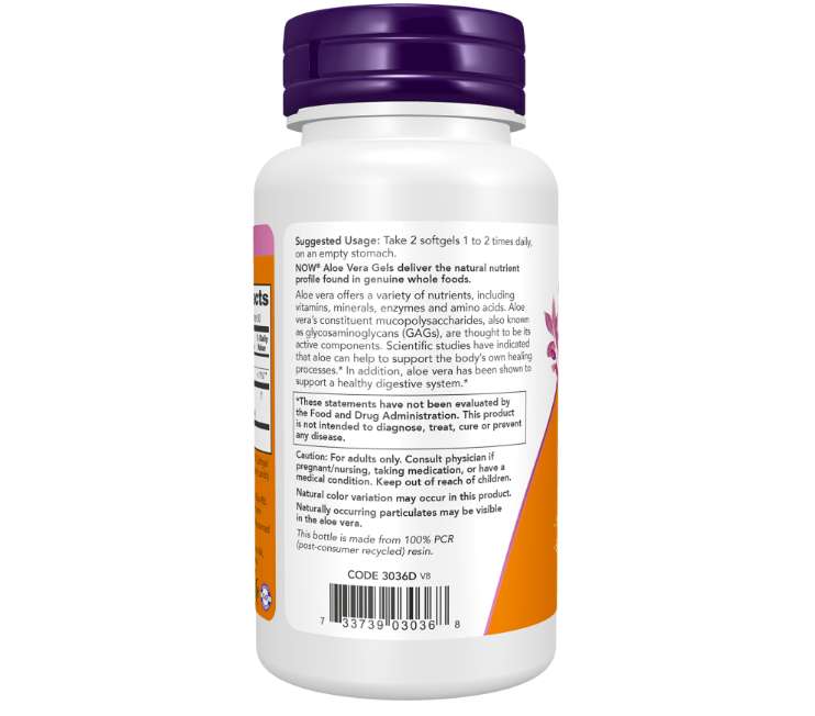 Aloe Vera 10,000 mg Softgels - NOW foods