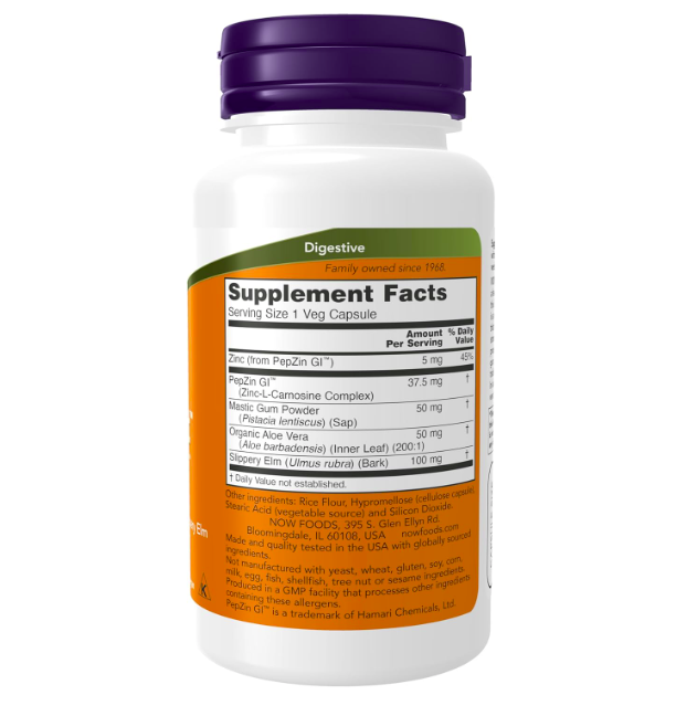 Gastro Comfort™ con PepZin GI Cápsulas para la Salud digestiva - NOW foods