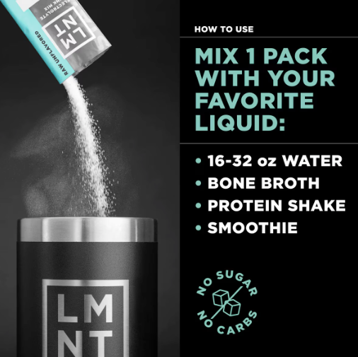Electrolitos Drink Mix Sin Sabor x30 - LMNT