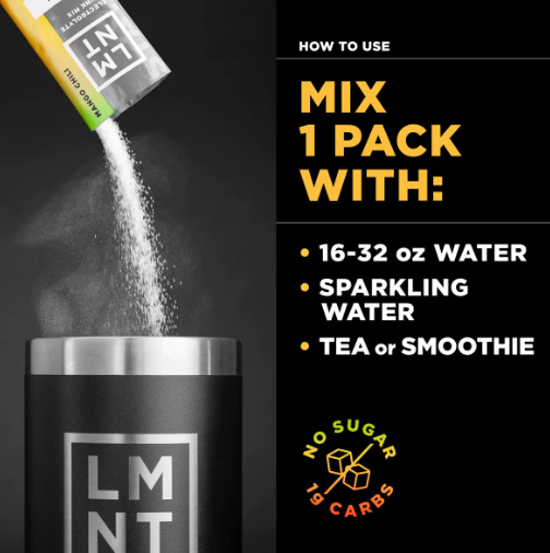 Electrolitos Drink Mix Mango Chili x30 - LMNT
