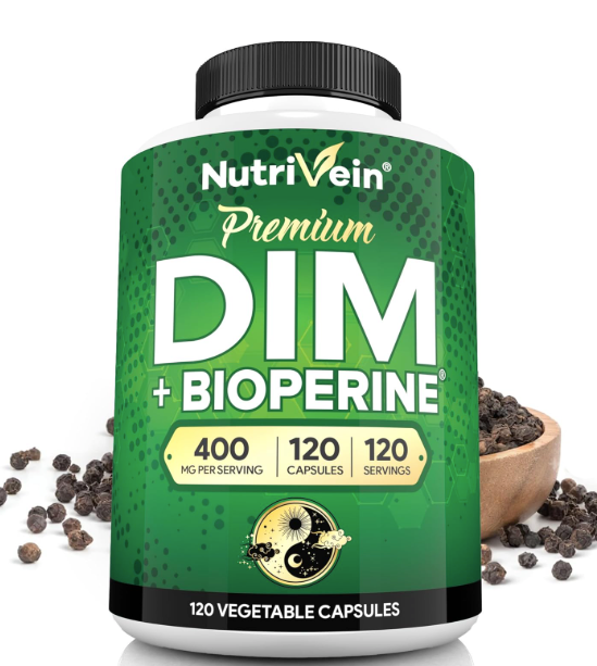 DIM 400 mg (Diindolilmetano) - 120 cápsulas - Nutrivein