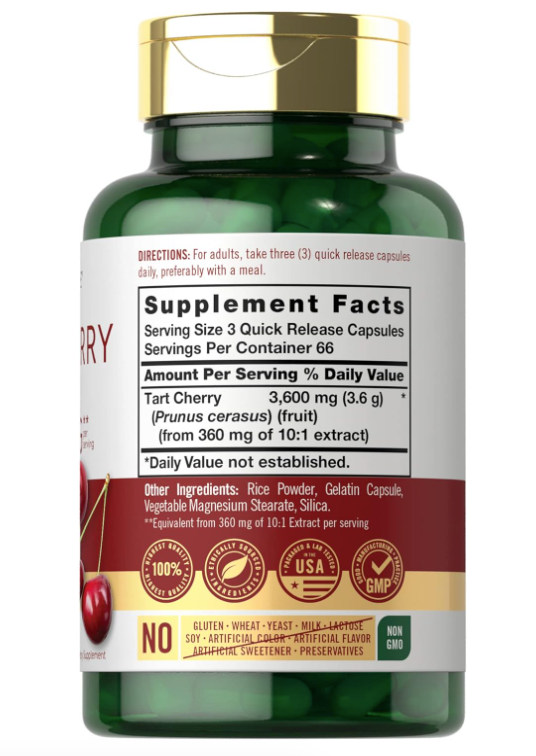 Tart Cherry 3600mg - Carlyle