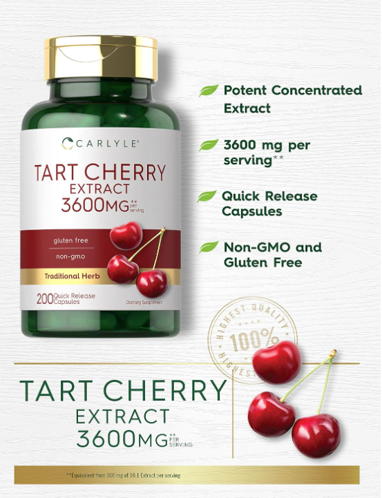 Tart Cherry 3600mg - Carlyle