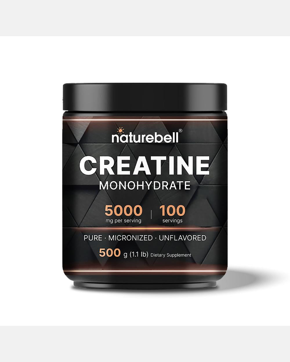Creatina Monohidratada en Polvo 5000 mg por porción – NatureBell