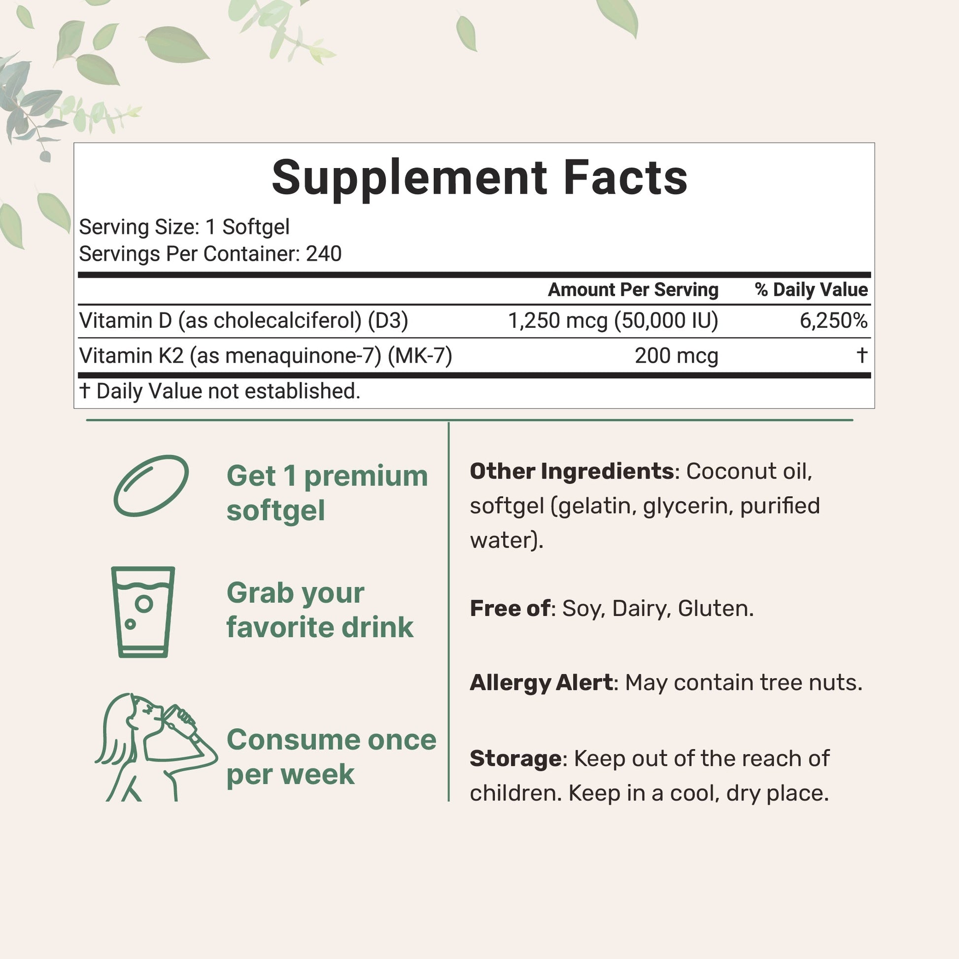 Vitamina D3 K2 - Micro Ingredients