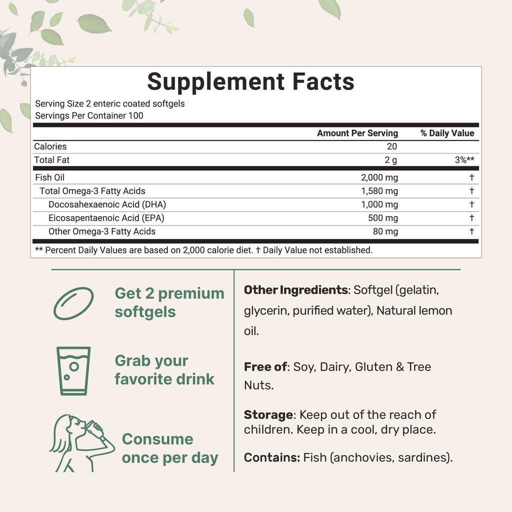 Aceite de Pescado Omega-3 DHA - Micro Ingredients