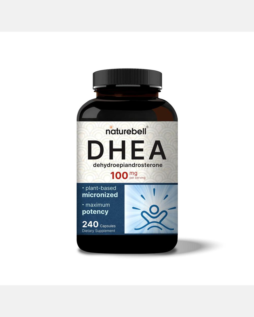DHEA 100mg Alta Potencia, 240 Cápsulas - NatureBell
