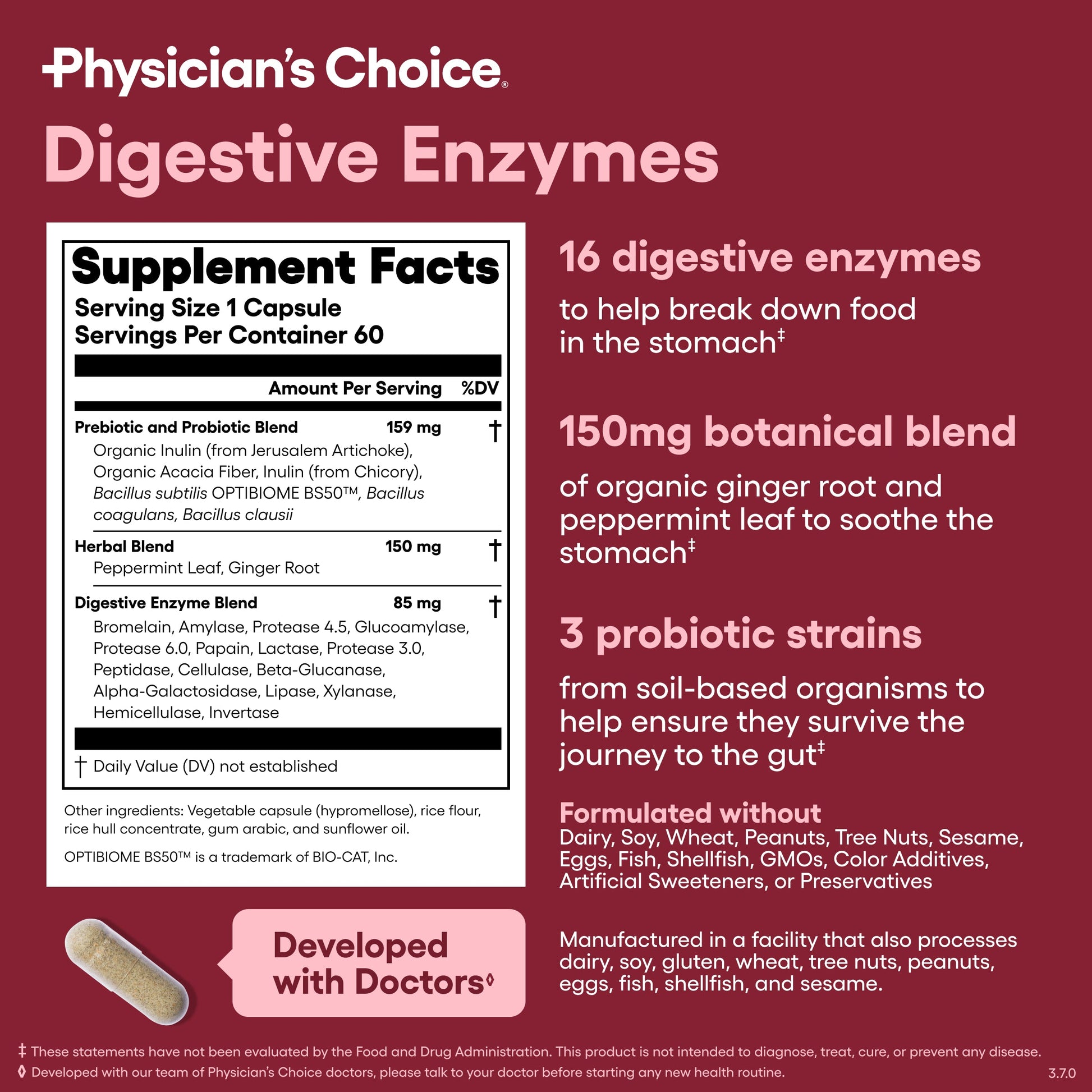 Enzimas Digestivas - Physician's Choice