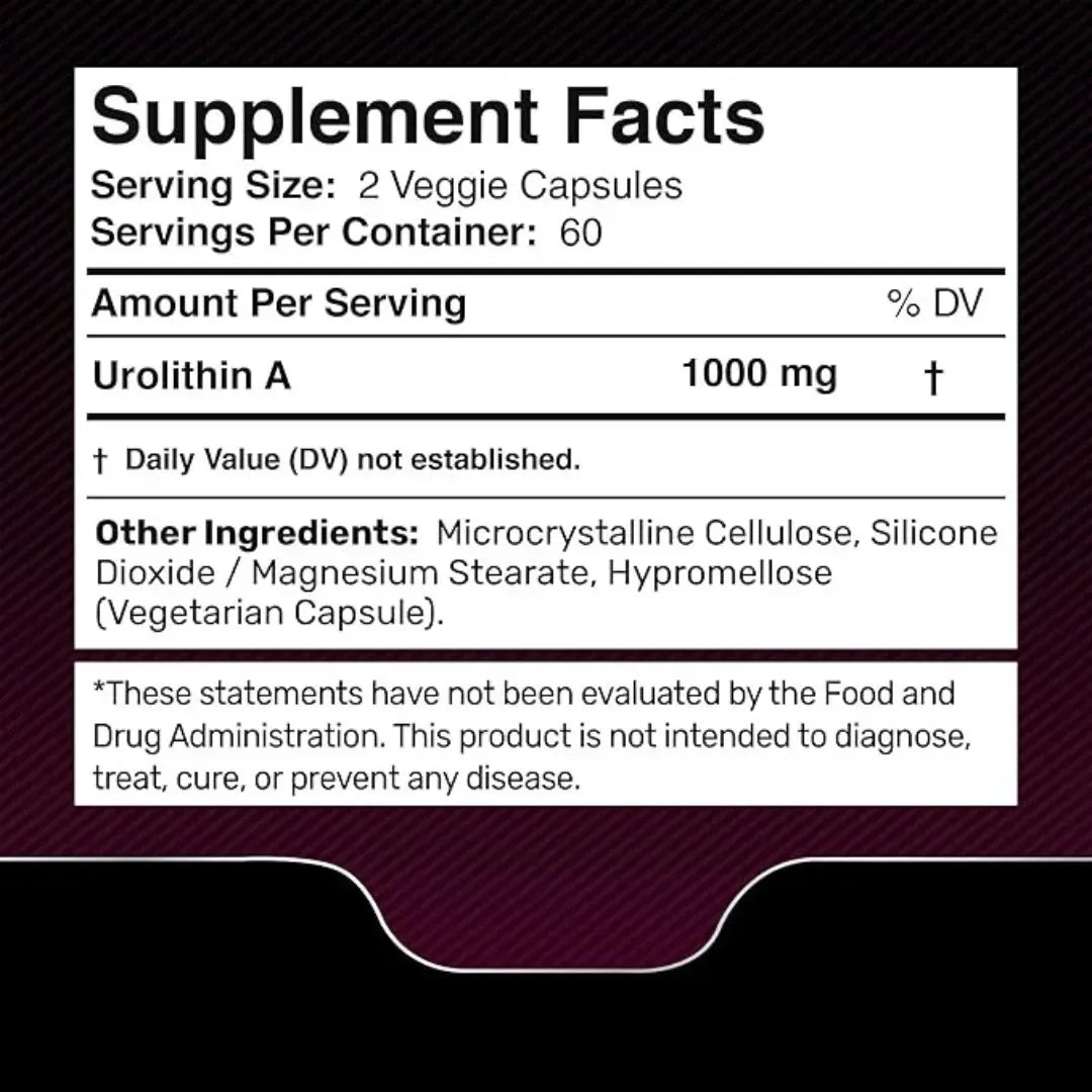 Urolitina A 1000mg  - WELLNESS LABSRX⚡