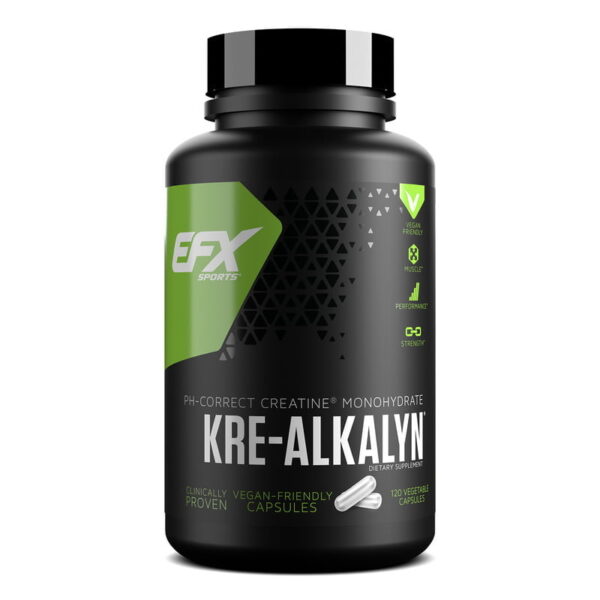 Kre Alkalyn Veggie – Creatina Vegana con pH Estable para Máxima Potencia - EFX Sports