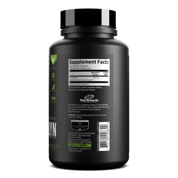 Kre Alkalyn Veggie – Creatina Vegana con pH Estable para Máxima Potencia - EFX Sports