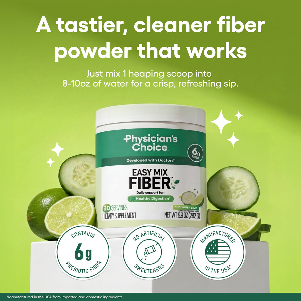 Fibra Soluble Easy Mix - Pepino y Lima - Physician's Choice
