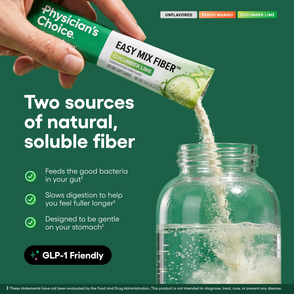 Fibra Soluble Easy Mix en Sobres - Physician's Choice