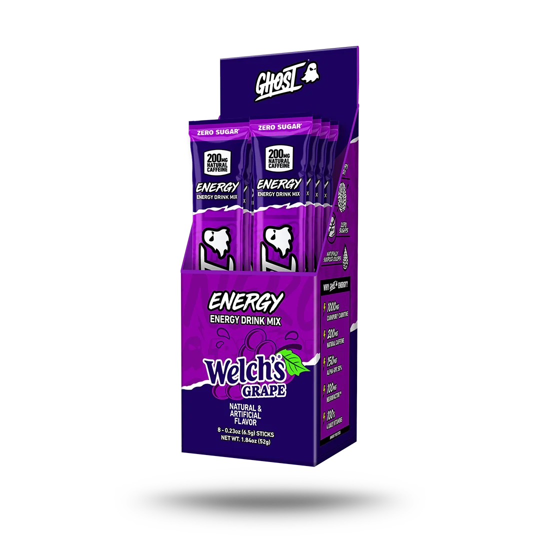 Sticks Energéticos 8-Pack x WELCH'S® Uva - GHOST