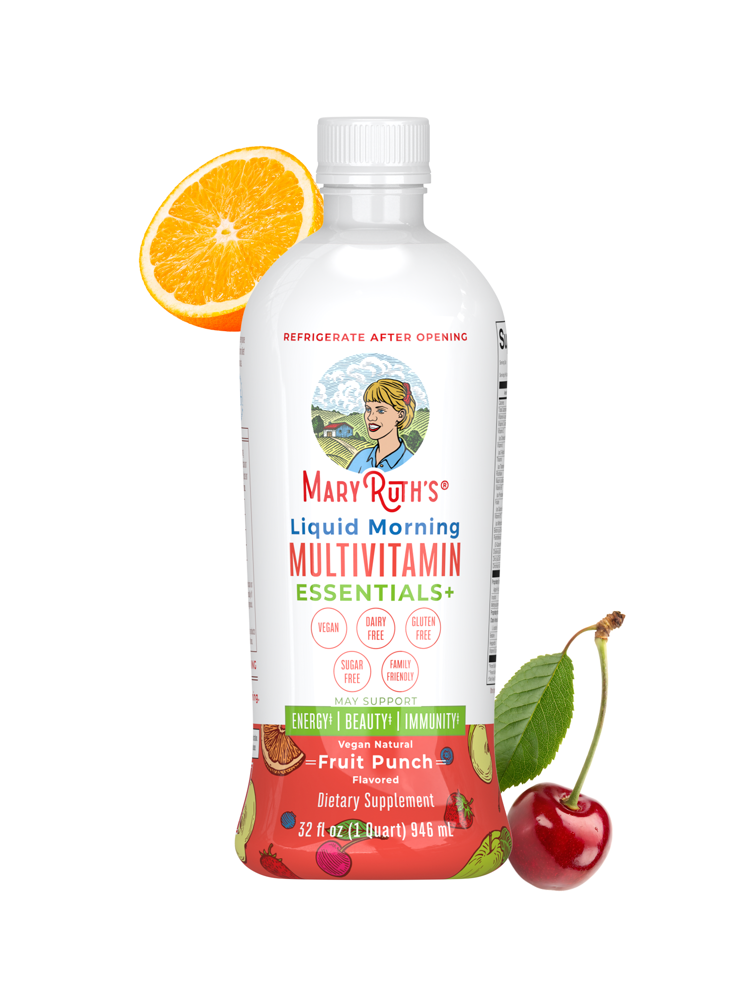 Multivitamínico Líquido Matutino Essentials+ - MaryRuth Organics