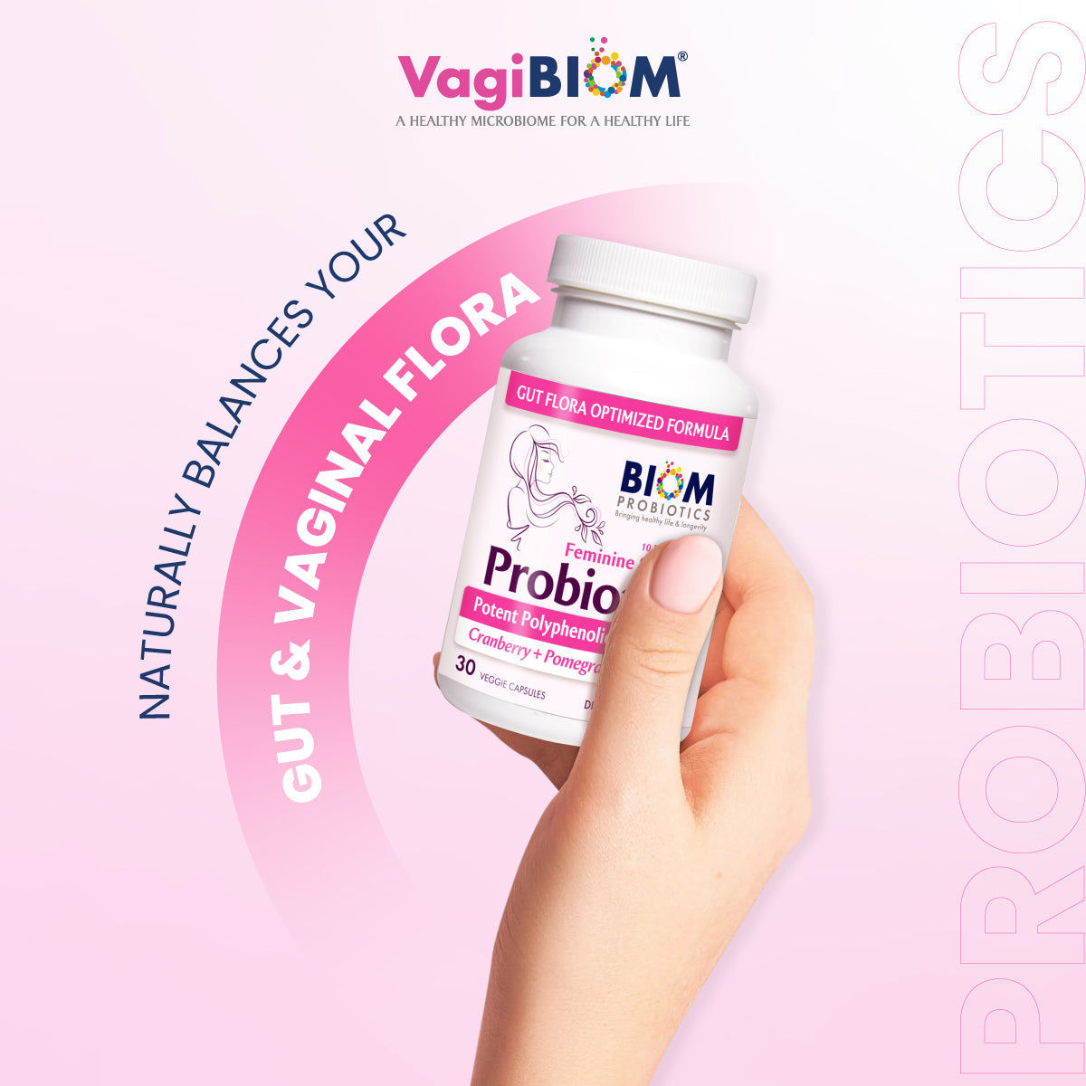 Probióticos de Soporte Femenino - VagiBiom