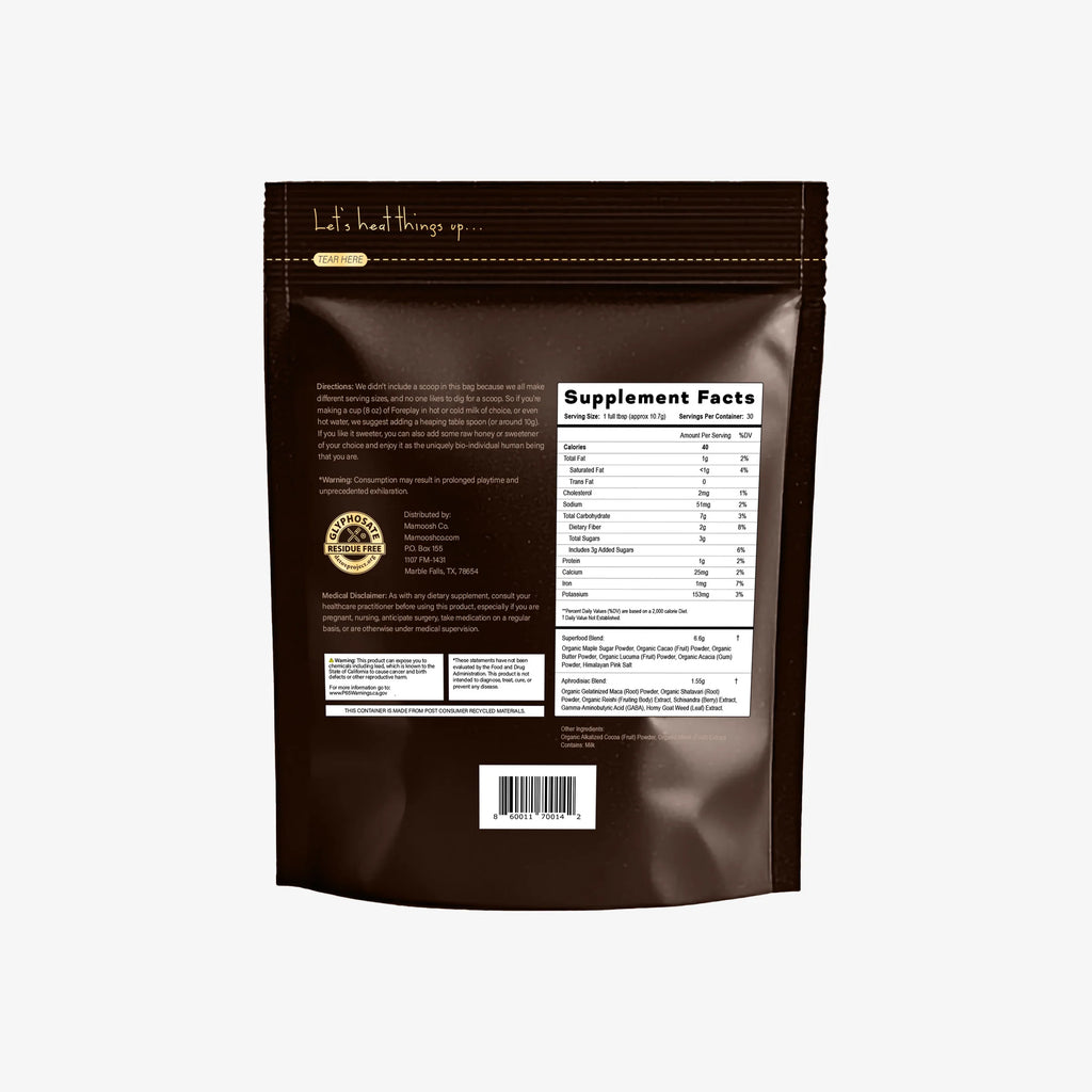 Foreplay - Hormone Hot Chocolate - Mamoosh