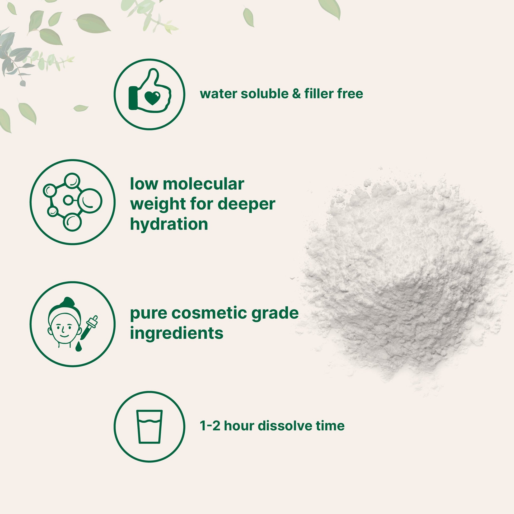 Polvo de Ácido Hialurónico - Micro Ingredients