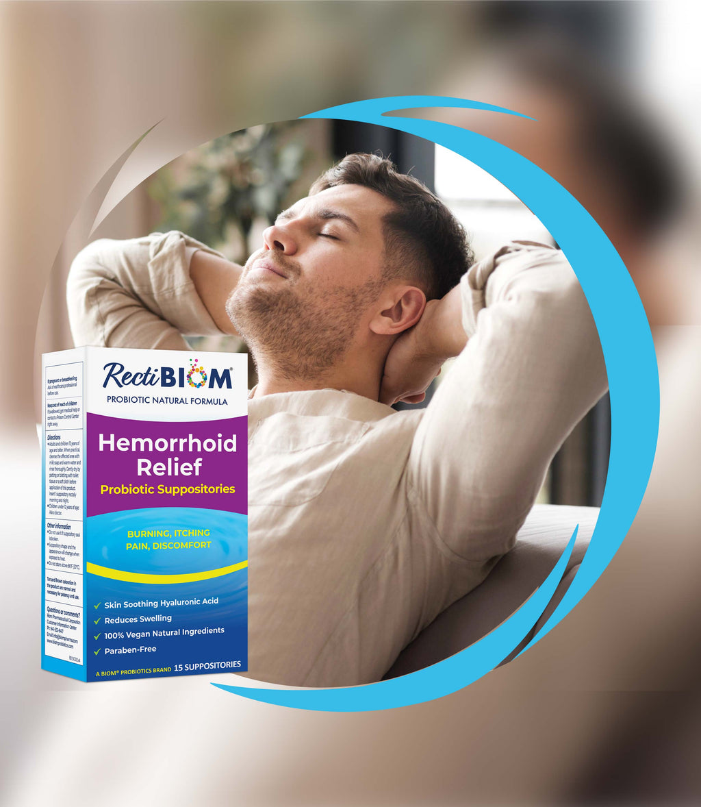 Óvulos Probióticos para Alivio de Hemorroides - VagiBiom