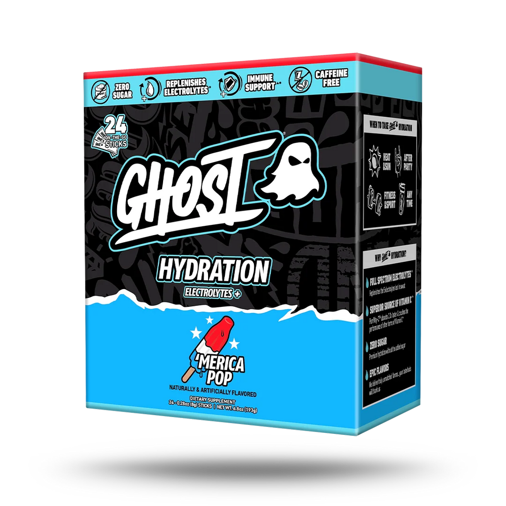 Sticks de Hidratación 24-Pack 'Merica Pop - GHOST