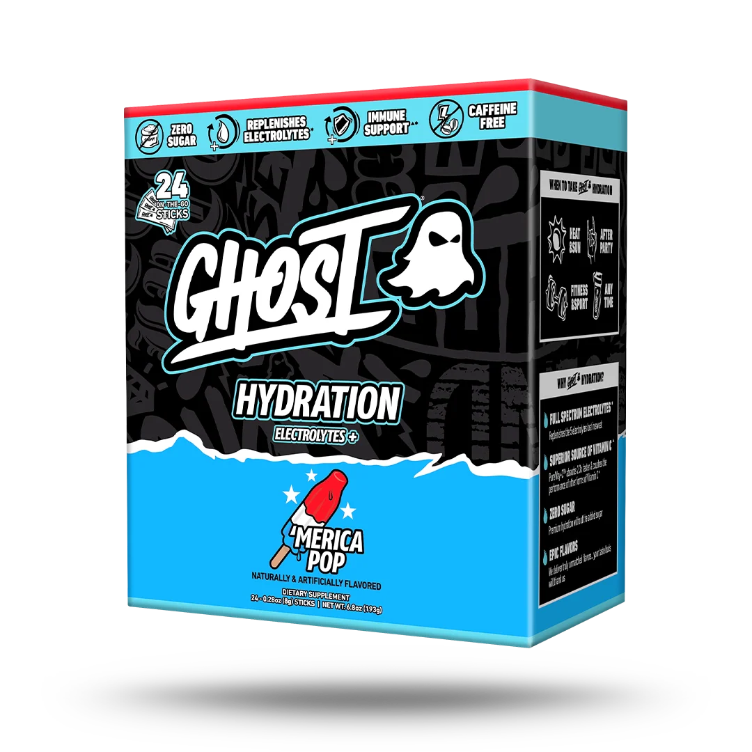 Sticks de Hidratación 24-Pack 'Merica Pop - GHOST