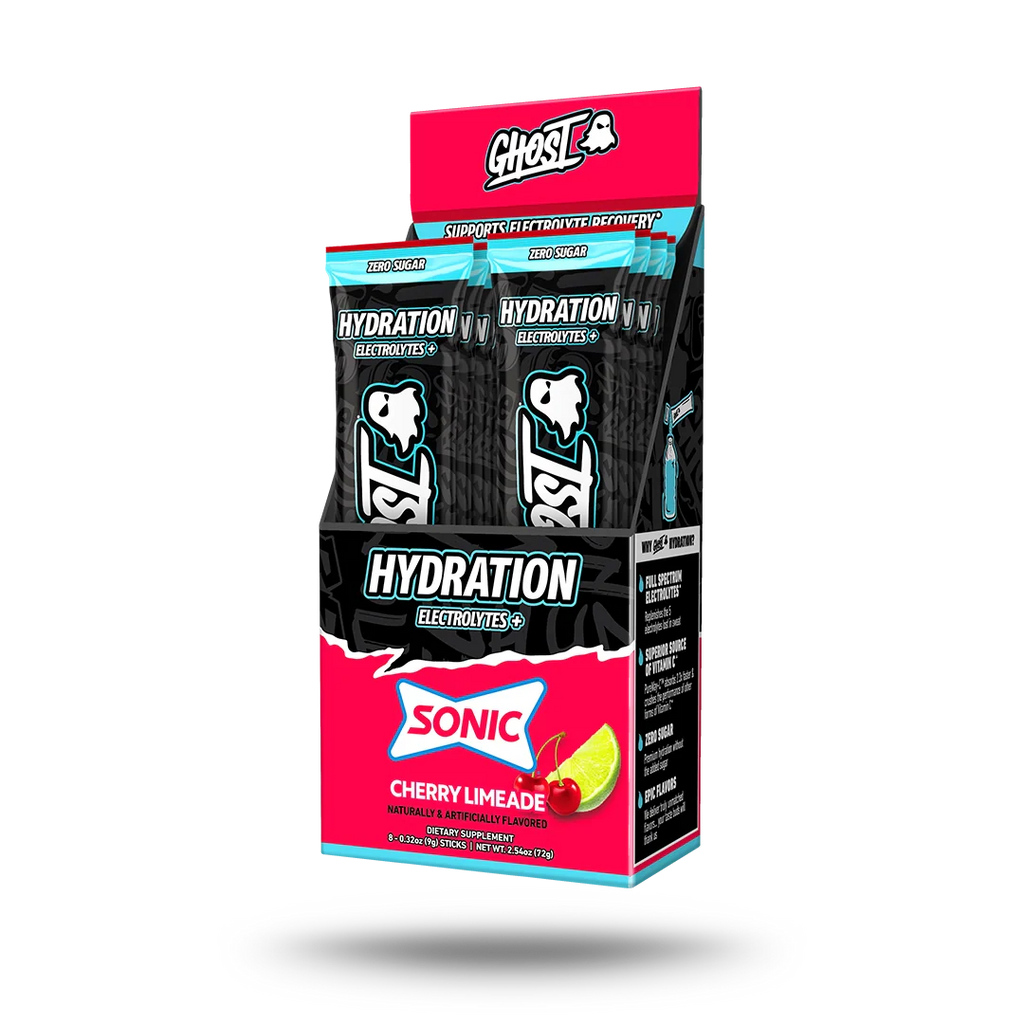 Sticks de Hidratación 8-Pack x SONIC® Limonada de Cereza - GHOST