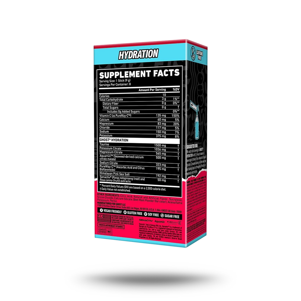 Sticks de Hidratación 8-Pack x SONIC® Limonada de Cereza - GHOST