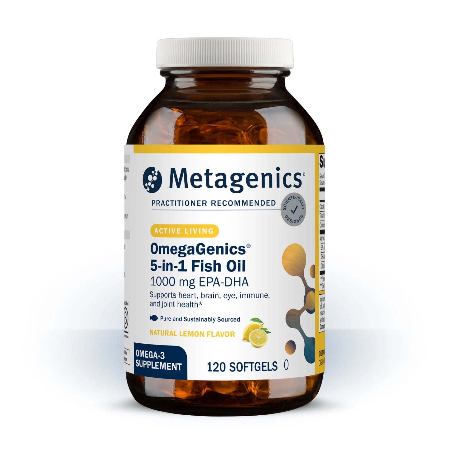 OmegaGenics Aceite de pescado 5 en 1 - MetaGenics